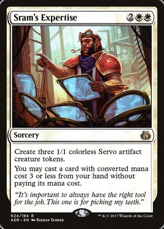 Sram's Expertise [Aether Revolt] | Tabernacle Games