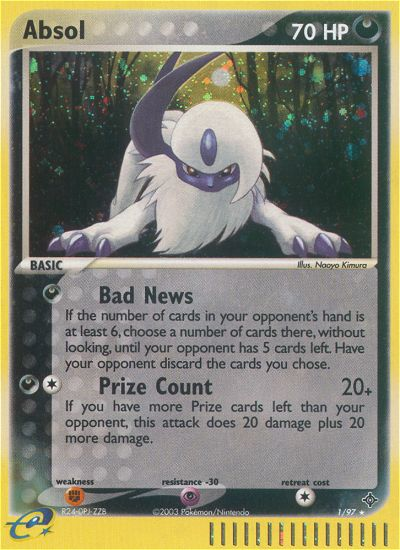 Absol (1/97) [EX: Dragon] | Tabernacle Games