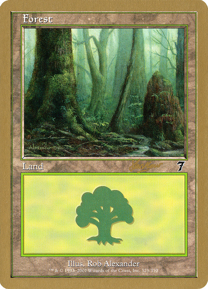 Forest (329) (Sim Han How) [World Championship Decks 2002] | Tabernacle Games