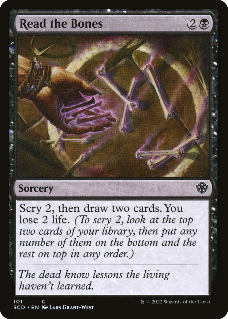 Read the Bones [Starter Commander Decks] | Tabernacle Games