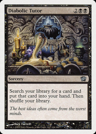 Diabolic Tutor [Eighth Edition] | Tabernacle Games