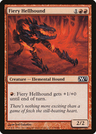 Fiery Hellhound [Magic 2012] | Tabernacle Games