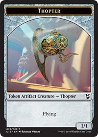 Thopter (025) // Servo Double-sided Token [Commander 2018 Tokens] | Tabernacle Games