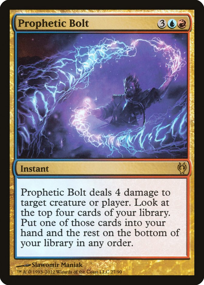 Prophetic Bolt [Duel Decks: Izzet vs. Golgari] | Tabernacle Games