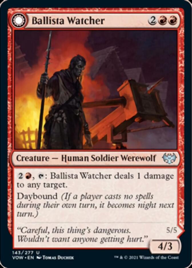 Ballista Watcher // Ballista Wielder [Innistrad: Crimson Vow] | Tabernacle Games