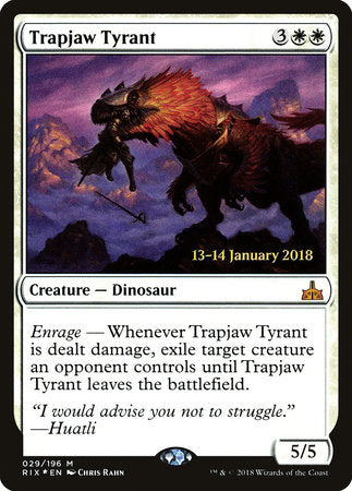 Trapjaw Tyrant [Rivals of Ixalan Promos] | Tabernacle Games