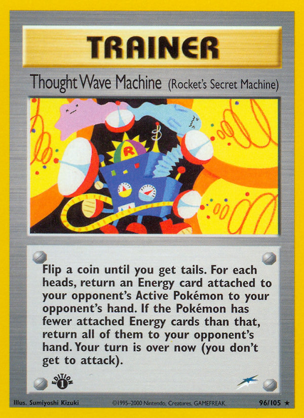 Thought Wave Machine (96/105) (Rocket's Secret Machine) [Neo Destiny 1st Edition] | Tabernacle Games