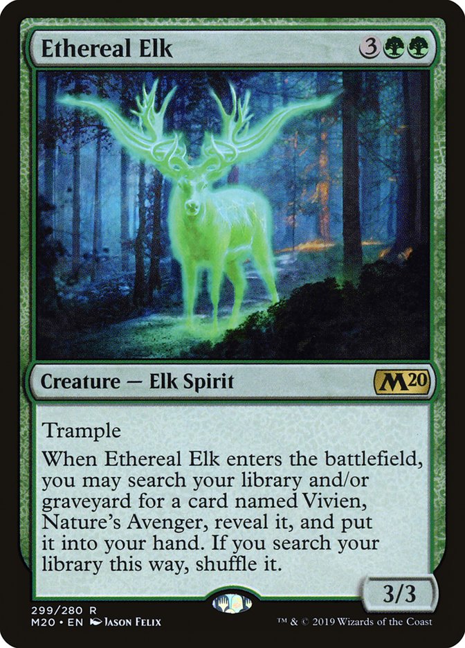 Ethereal Elk [Core Set 2020] | Tabernacle Games