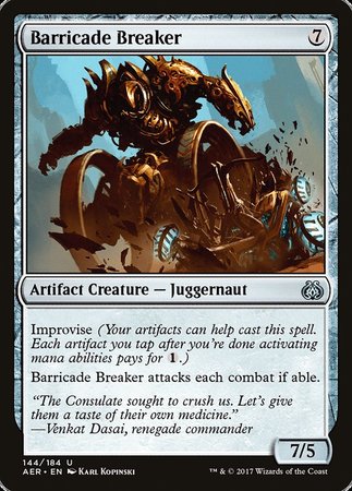 Barricade Breaker [Aether Revolt] | Tabernacle Games