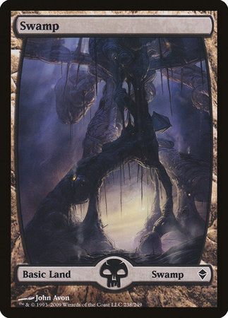 Swamp (238) - Full Art [Zendikar] | Tabernacle Games