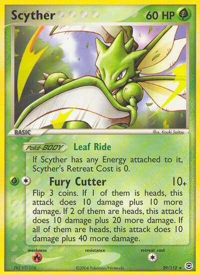 Scyther (29/112) [EX: FireRed & LeafGreen] | Tabernacle Games