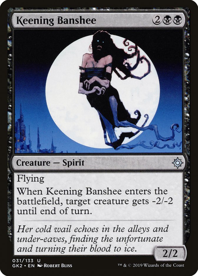 Keening Banshee [Ravnica Allegiance Guild Kit] | Tabernacle Games