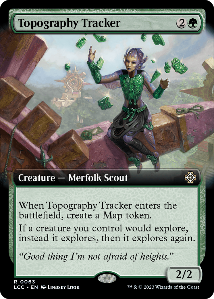 Topography Tracker (Extended Art) [The Lost Caverns of Ixalan Commander] | Tabernacle Games