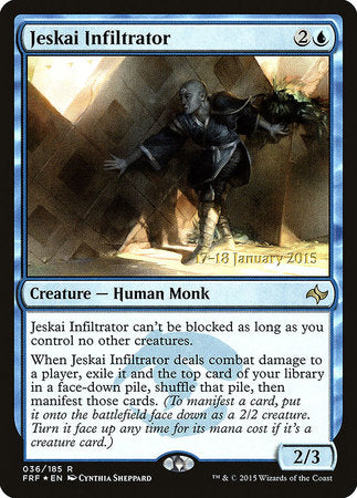Jeskai Infiltrator [Fate Reforged Promos] | Tabernacle Games