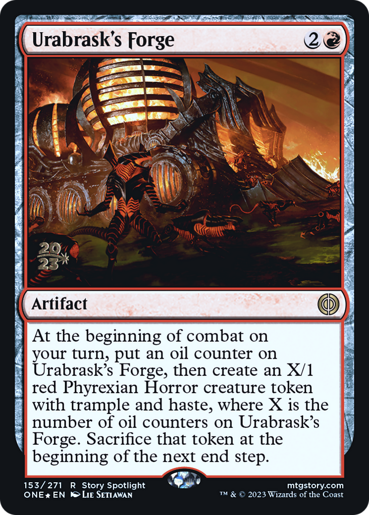 Urabrask's Forge [Phyrexia: All Will Be One Prerelease Promos] | Tabernacle Games