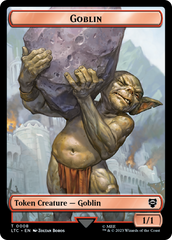 Goblin // Wraith Double-Sided Token [The Lord of the Rings: Tales of Middle-Earth Commander Tokens] | Tabernacle Games