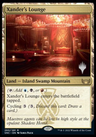 Xander's Lounge (Promo Pack) [Streets of New Capenna Promos] | Tabernacle Games