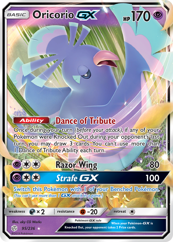 Oricorio GX (95/236) [Sun & Moon: Cosmic Eclipse] | Tabernacle Games