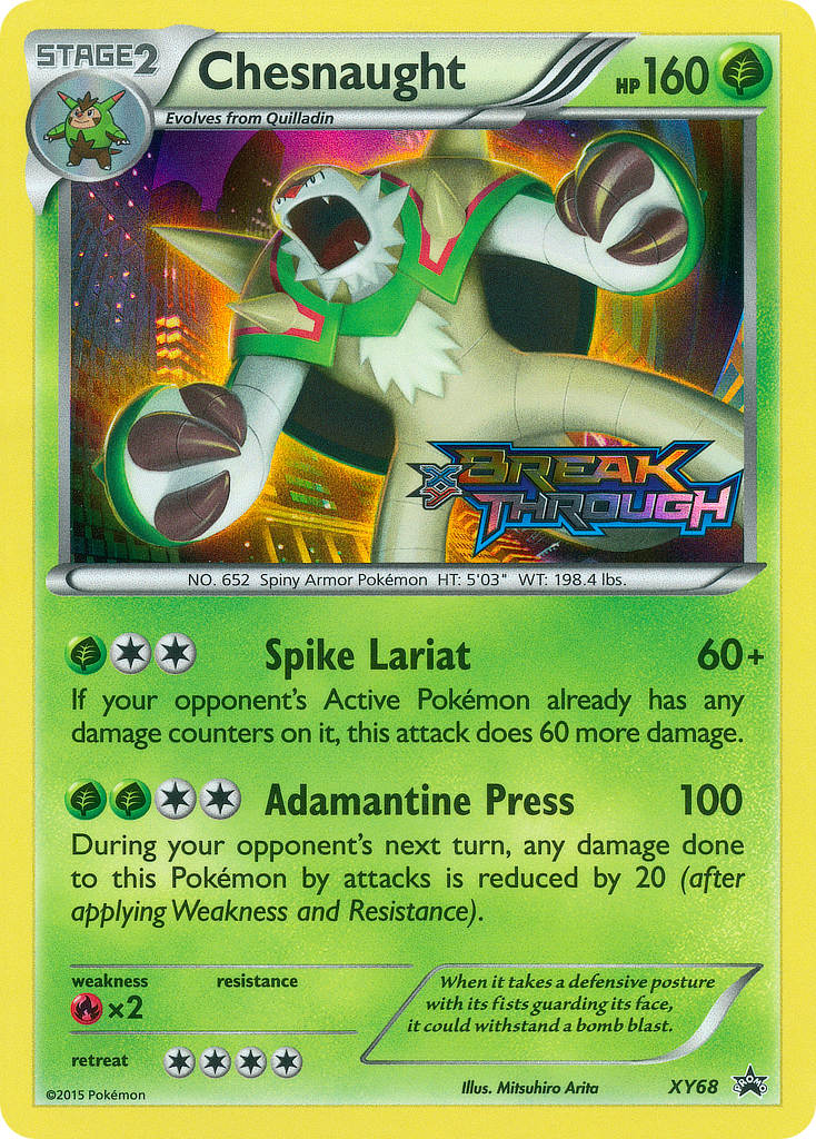 Chesnaught (XY68) [XY: Black Star Promos] | Tabernacle Games