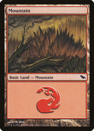 Mountain (296) [Shadowmoor] | Tabernacle Games