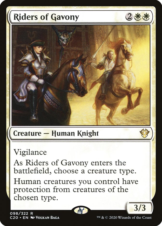 Riders of Gavony [Commander 2020] | Tabernacle Games