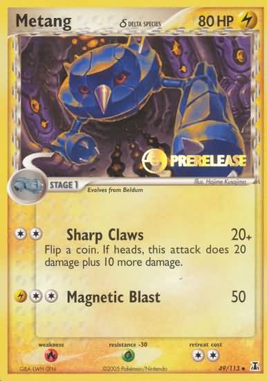 Metang (49/113) (Delta Species) (Prerelease Promo) [EX: Delta Species] | Tabernacle Games