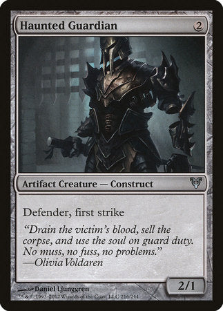 Haunted Guardian [Avacyn Restored] | Tabernacle Games