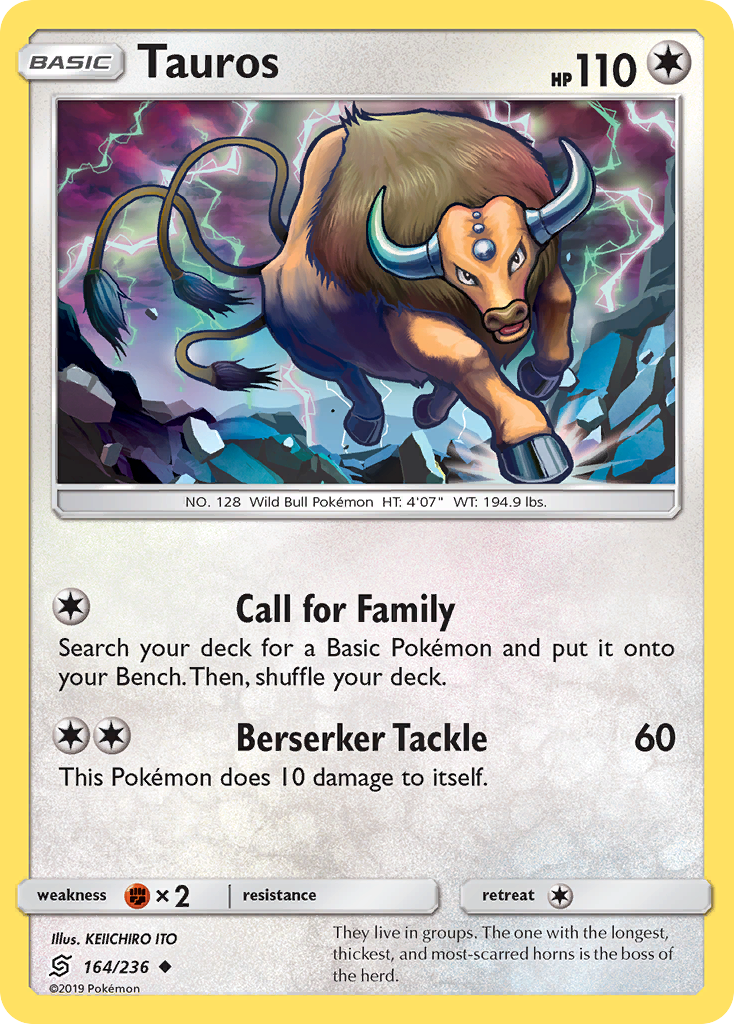 Tauros (164/236) [Sun & Moon: Unified Minds] | Tabernacle Games