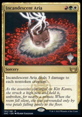 Incandescent Aria (Promo Pack) [Streets of New Capenna Promos] | Tabernacle Games