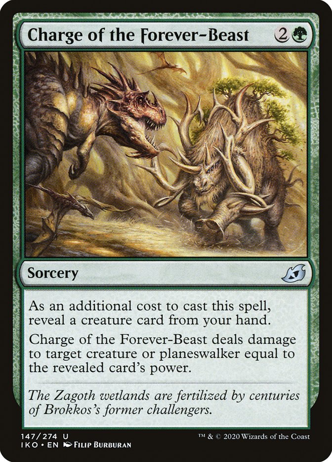 Charge of the Forever-Beast [Ikoria: Lair of Behemoths] | Tabernacle Games