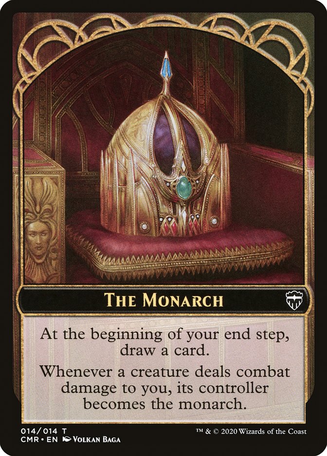 The Monarch Token [Commander Legends Tokens] | Tabernacle Games