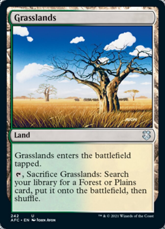 Grasslands [Dungeons & Dragons: Adventures in the Forgotten Realms Commander] | Tabernacle Games