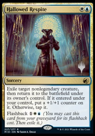 Hallowed Respite (Promo Pack) [Innistrad: Midnight Hunt Promos] | Tabernacle Games