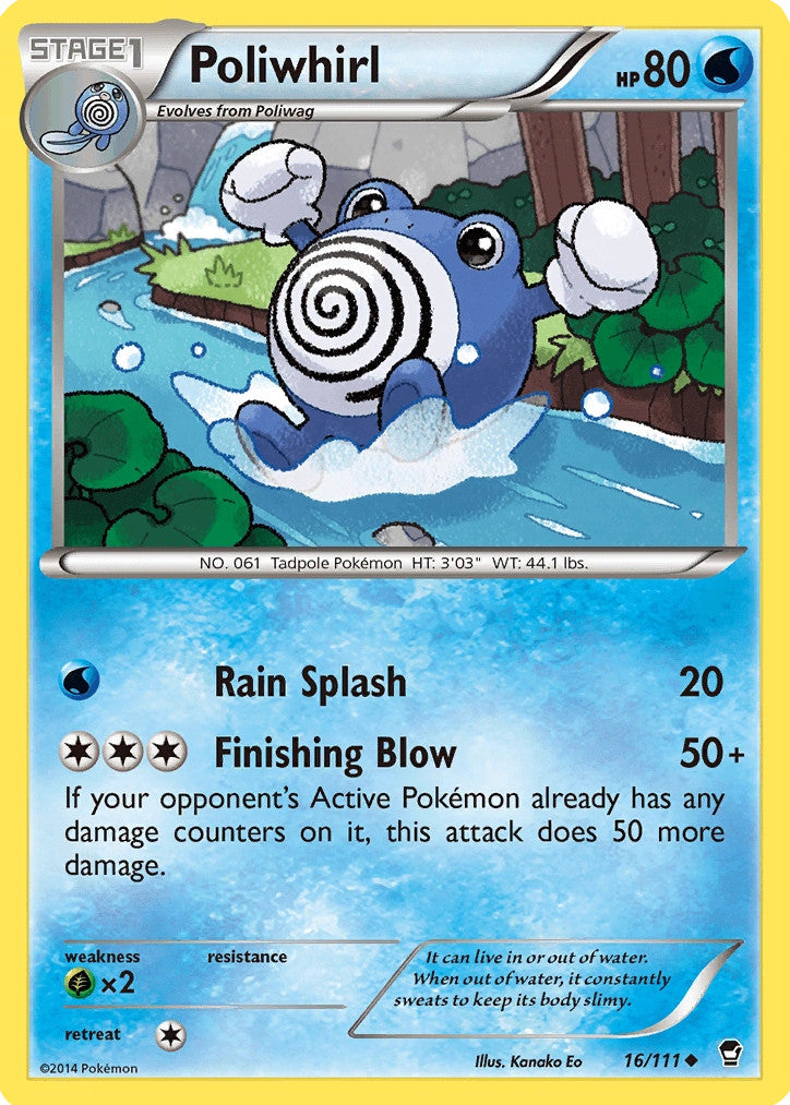 Poliwhirl (16/111) [XY: Furious Fists] | Tabernacle Games