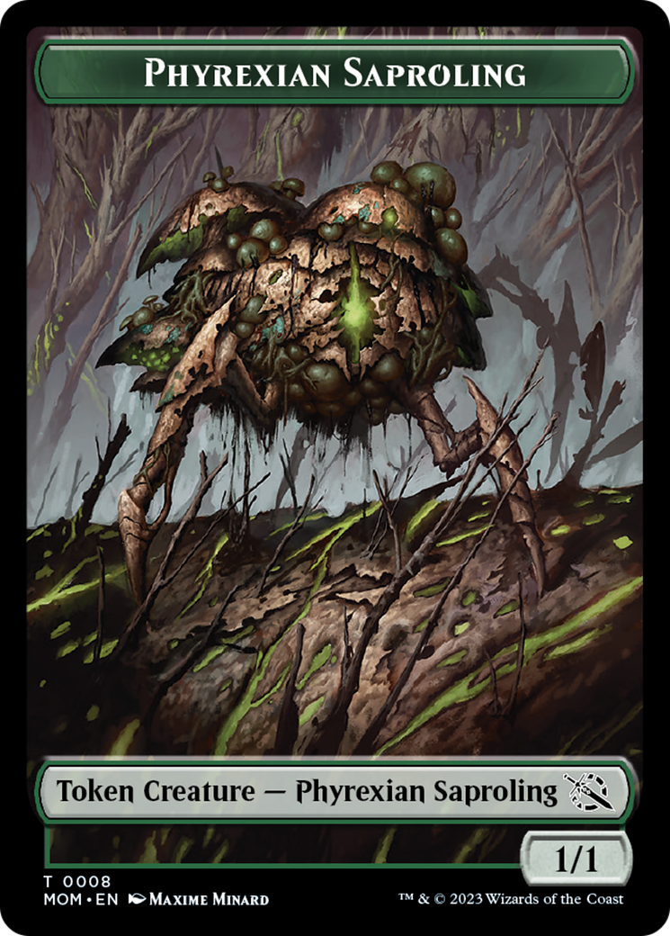 First Mate Ragavan // Phyrexian Saproling Double-Sided Token [March of the Machine Tokens] | Tabernacle Games
