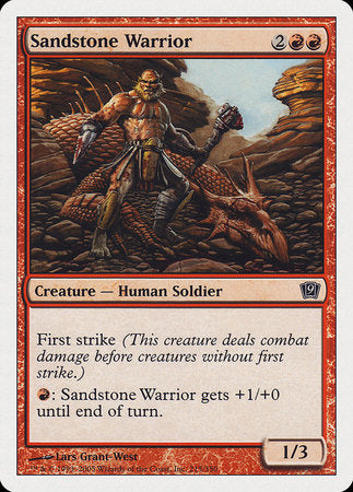 Sandstone Warrior [Ninth Edition] | Tabernacle Games