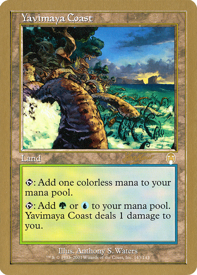 Yavimaya Coast (Sim Han How) [World Championship Decks 2002] | Tabernacle Games