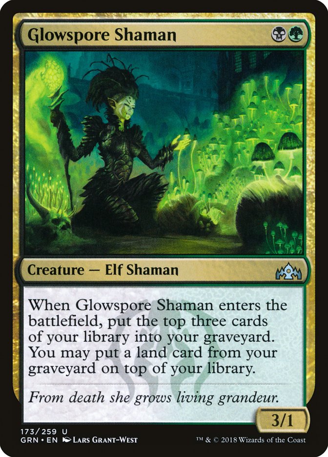 Glowspore Shaman [Guilds of Ravnica] | Tabernacle Games