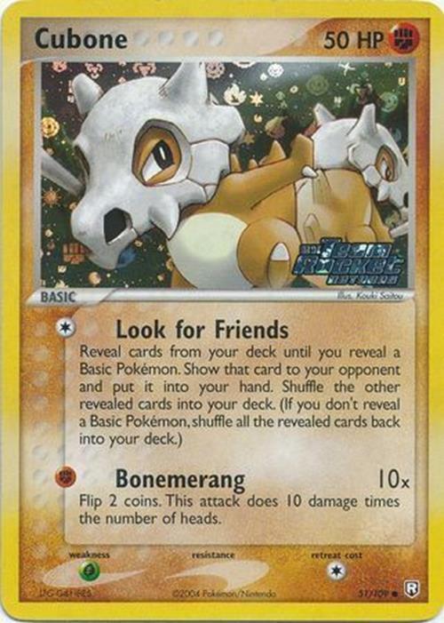 Cubone (51/109) (Stamped) [EX: Team Rocket Returns] | Tabernacle Games