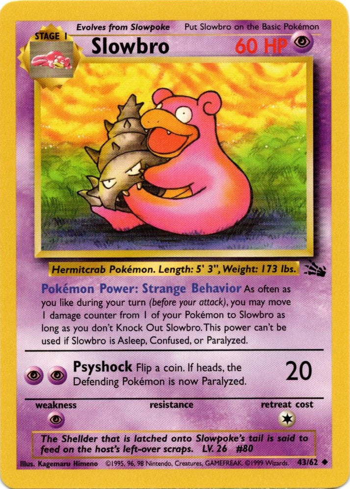 Slowbro (43/62) [Fossil Unlimited] | Tabernacle Games