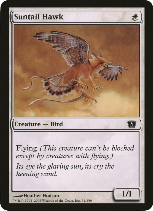 Suntail Hawk (Oversized) [Eighth Edition Box Topper] | Tabernacle Games