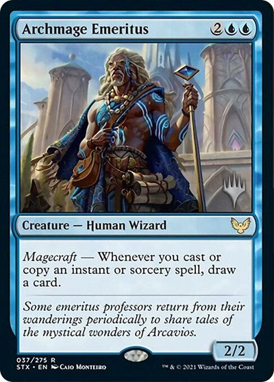 Archmage Emeritus (Promo Pack) [Strixhaven: School of Mages Promos] | Tabernacle Games