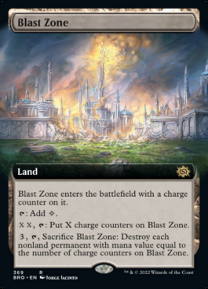 Blast Zone (Extended Art) [The Brothers' War] | Tabernacle Games