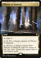 Throne of Makindi (Extended Art) [Zendikar Rising] | Tabernacle Games