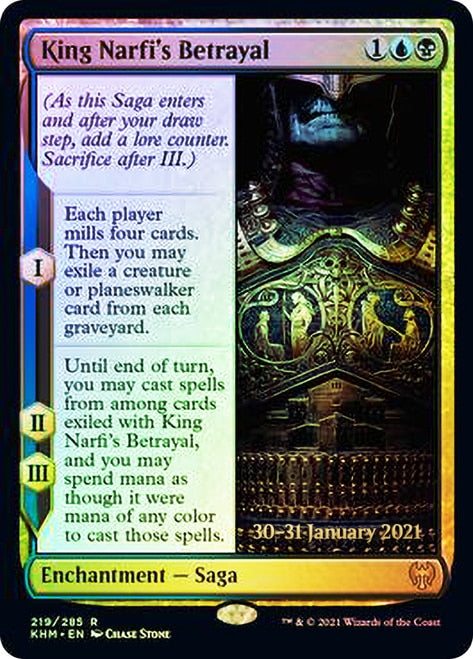 King Narfi's Betrayal [Kaldheim Prerelease Promos] | Tabernacle Games