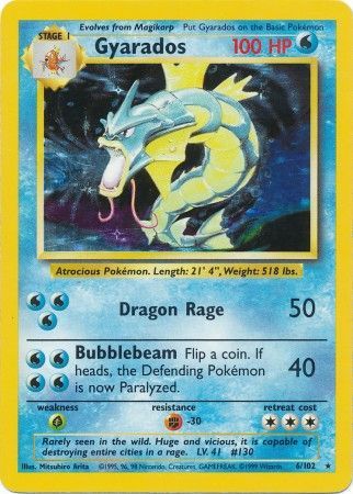 Gyarados (6/102) [Base Set Unlimited] | Tabernacle Games