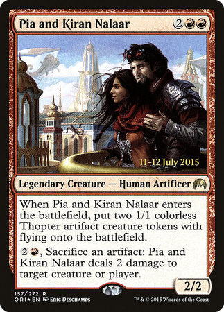 Pia and Kiran Nalaar [Magic Origins Promos] | Tabernacle Games