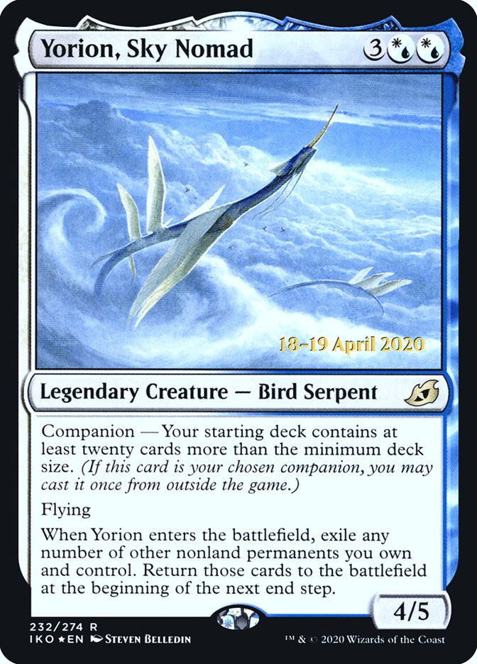 Yorion, Sky Nomad  [Ikoria: Lair of Behemoths Prerelease Promos] | Tabernacle Games