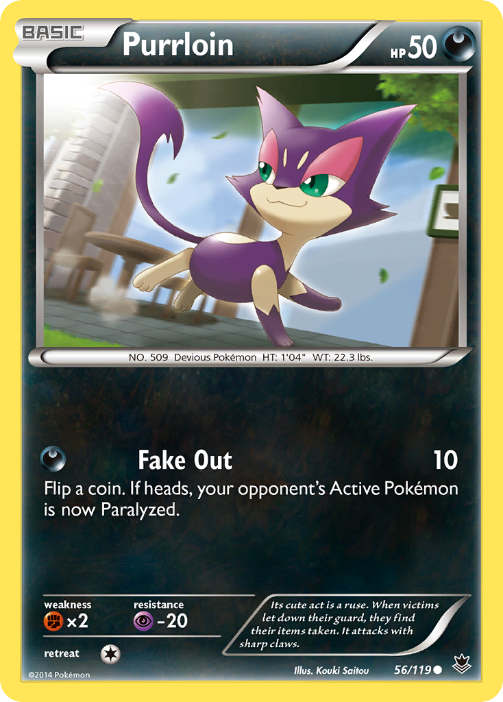 Purrloin (56/119) [XY: Phantom Forces] | Tabernacle Games