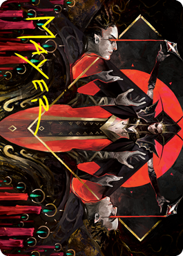 Gift of Fangs Art Card (Gold-Stamped Signature) [Innistrad: Crimson Vow Art Series] | Tabernacle Games